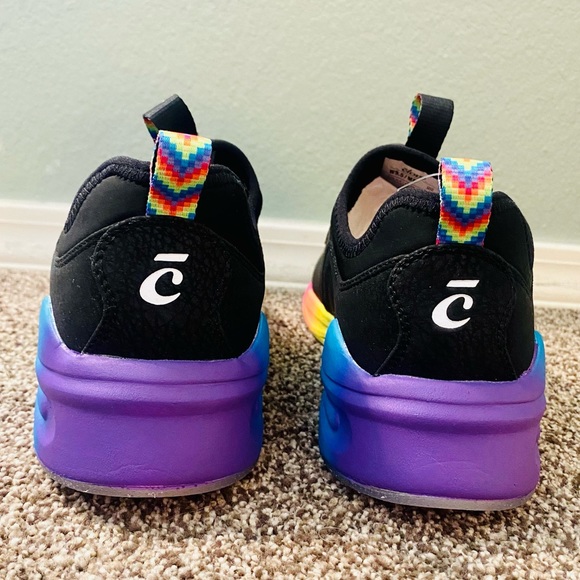 Clove | Shoes | New Clove Limited Edition Black Rainbow Soul Nursing Sneakers | Poshmark